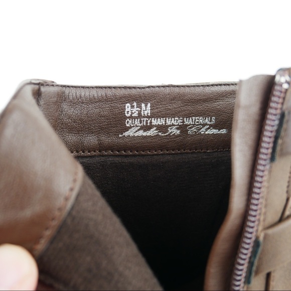 NWT Easy Street Denise sz 8.5 brown laser cut boot - Picture 9 of 9